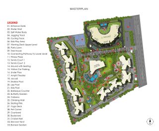 Master plan of Raheja Vivarea Koramangala Bangalore